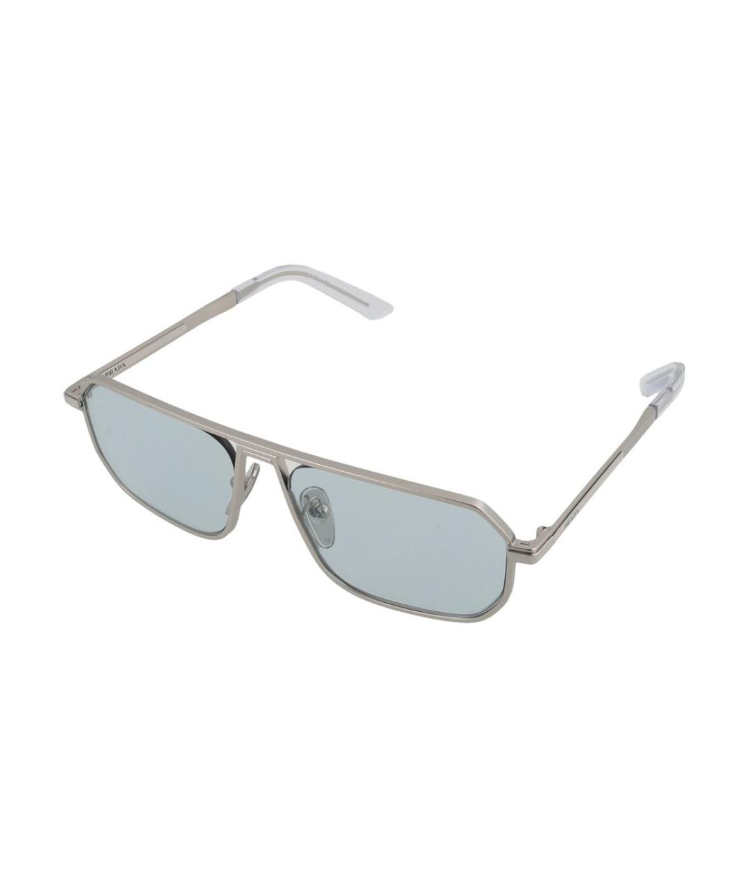 PRADA Серебряные солнцезащитные очки, фото 2