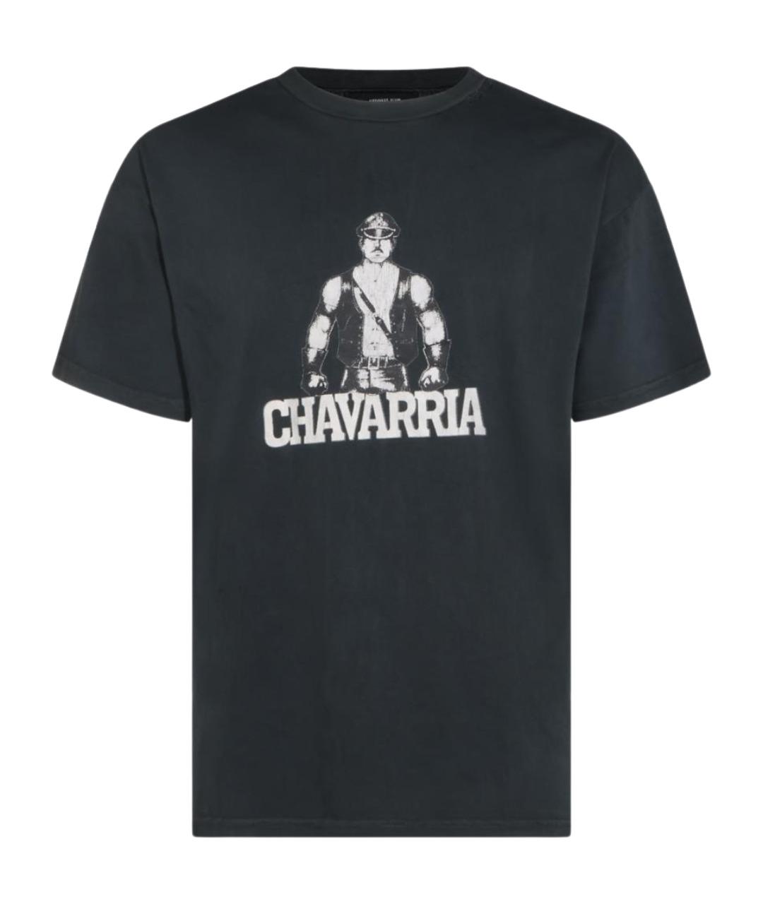 WILLY CHAVARRIA Черная хлопковая футболка, фото 1