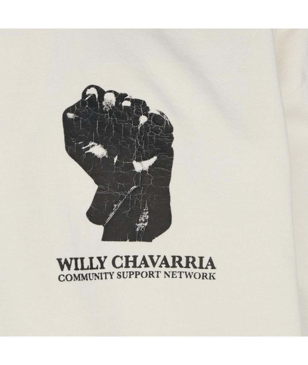 WILLY CHAVARRIA Белая хлопковая футболка, фото 3