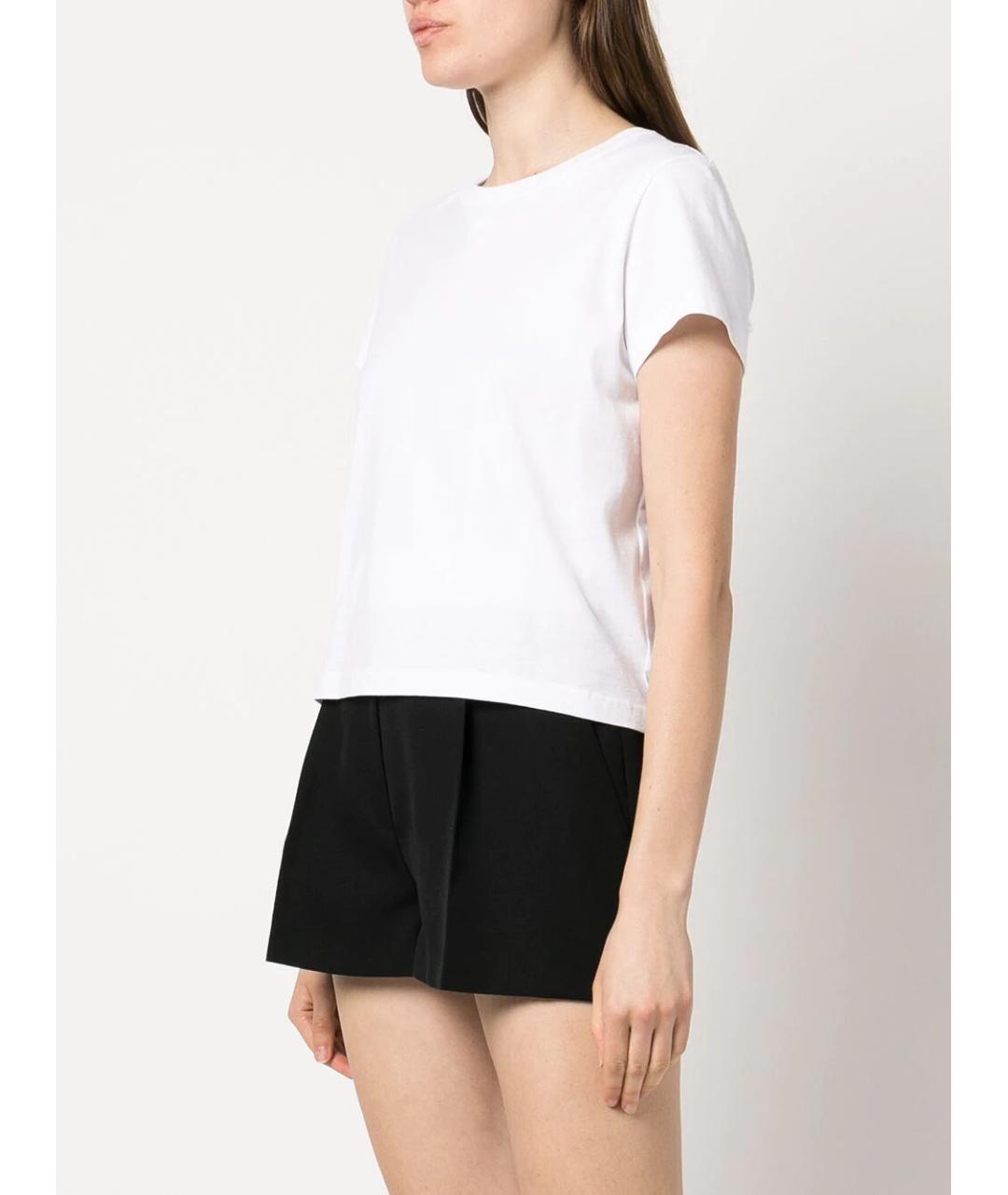 ALEXANDER WANG Белая хлопковая футболка, фото 3