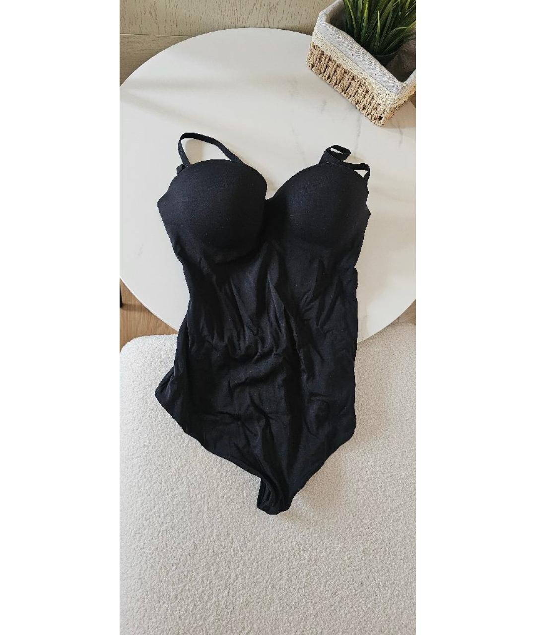 WOLFORD Черное полиэстеровое боди, фото 5