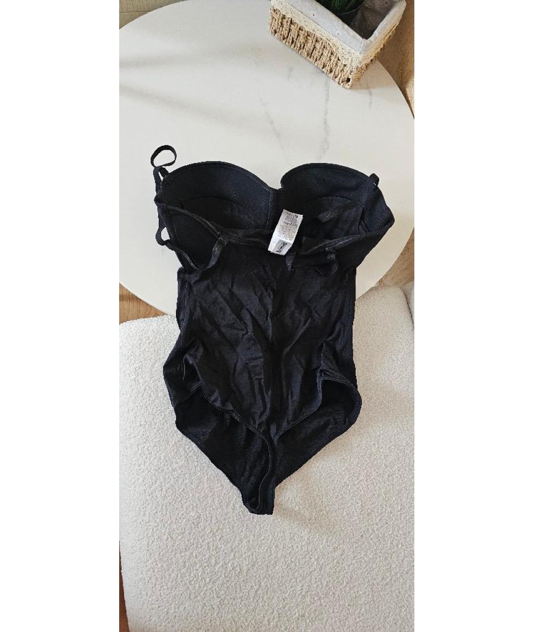 WOLFORD Черное полиэстеровое боди, фото 8