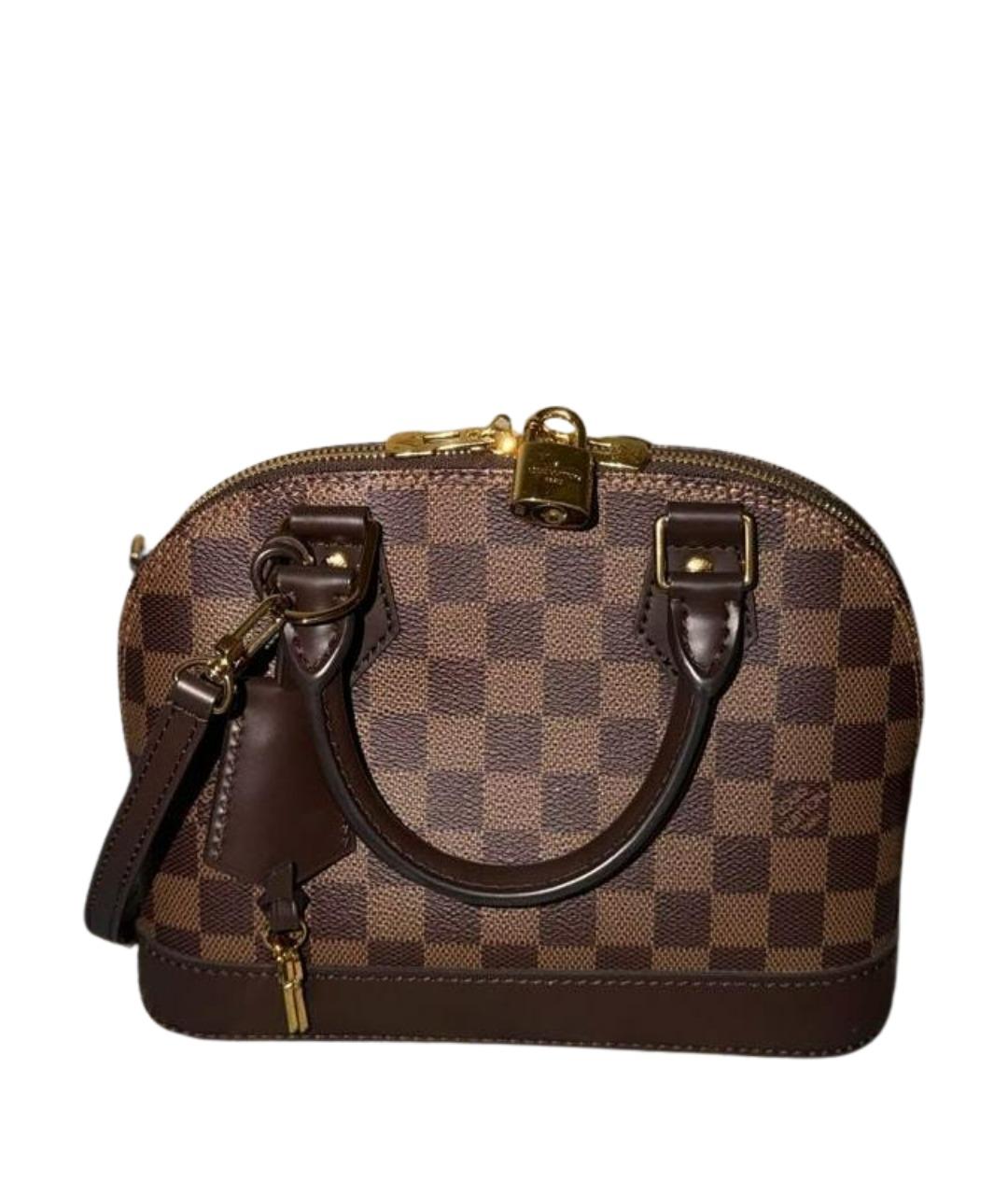 LOUIS VUITTON Коричневая сумка через плечо из канвы, фото 1