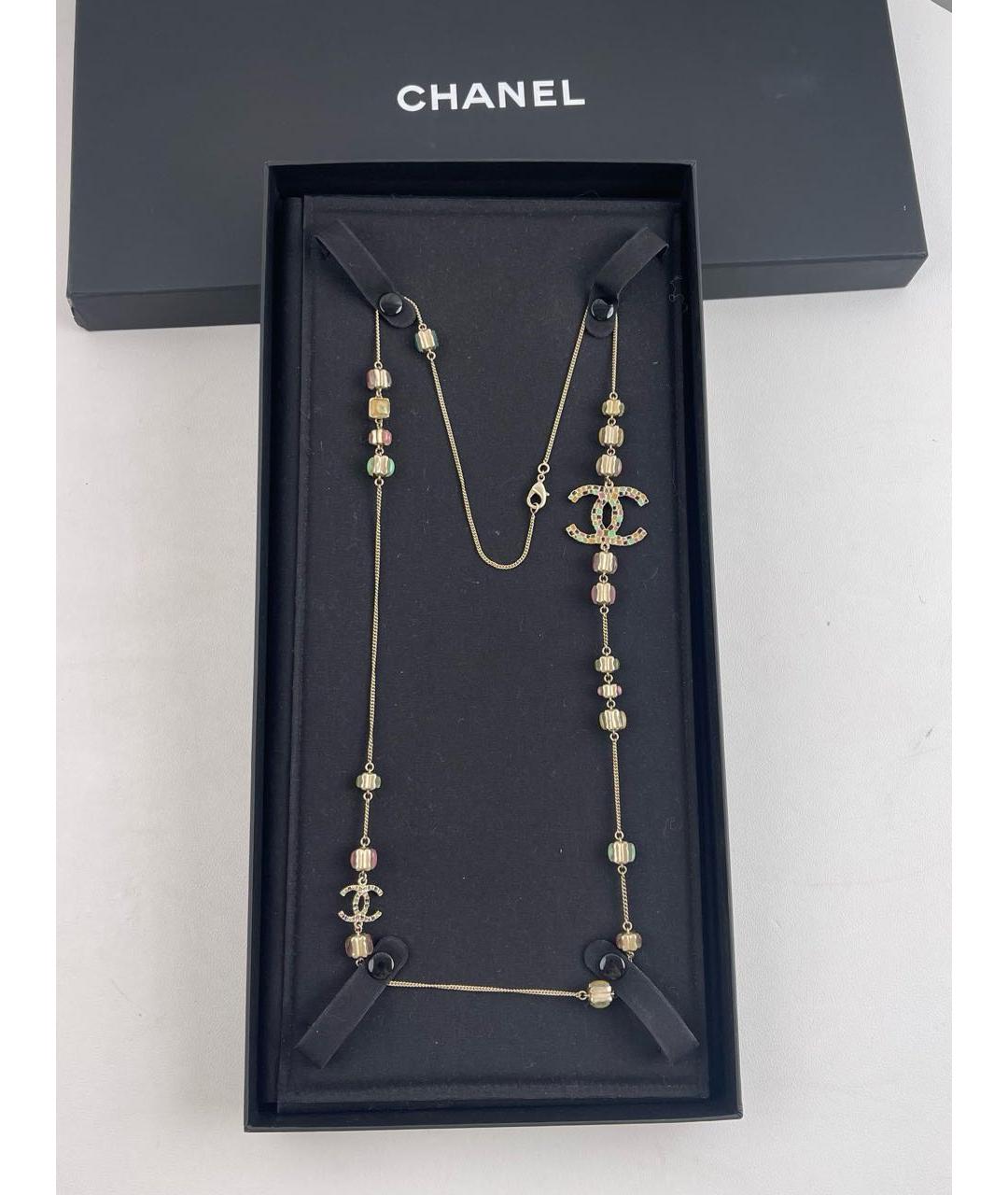 CHANEL Золотое колье, фото 6