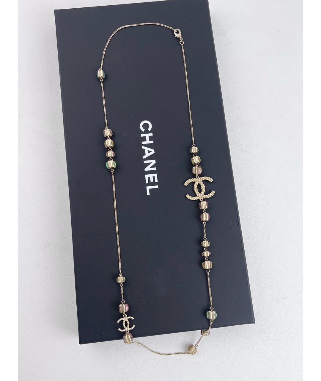 CHANEL Золотое колье, фото 4