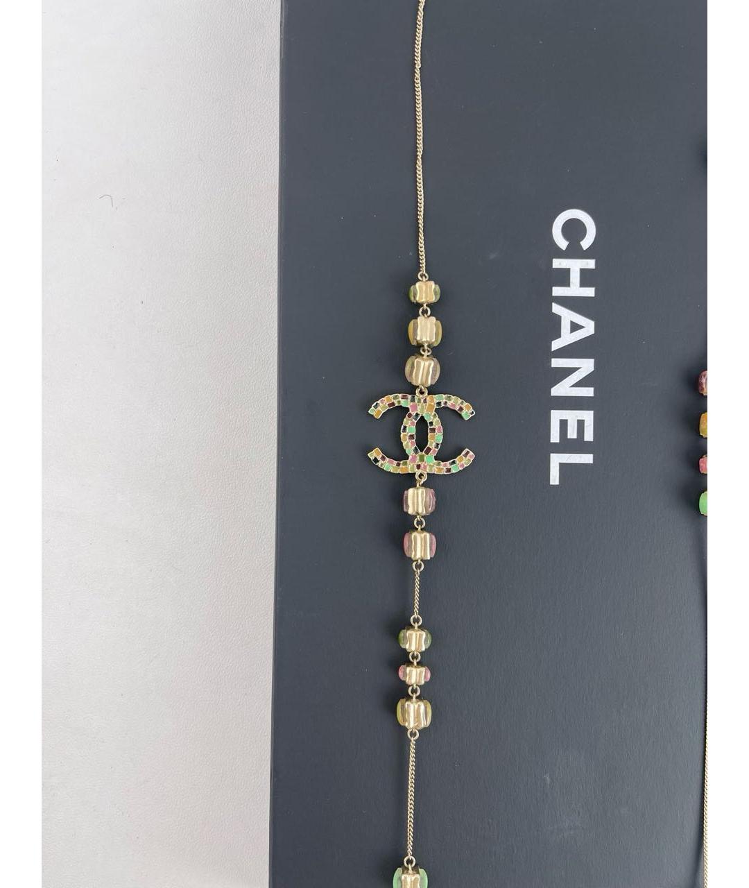 CHANEL Золотое колье, фото 2