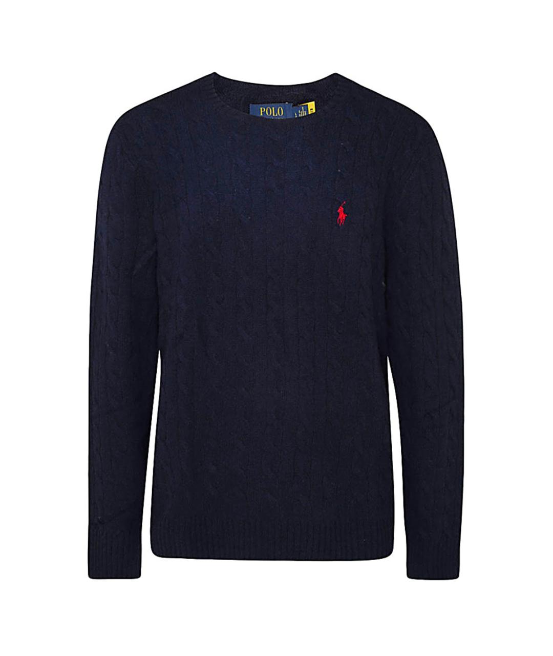 POLO RALPH LAUREN Синий шерстяной джемпер / свитер, фото 1
