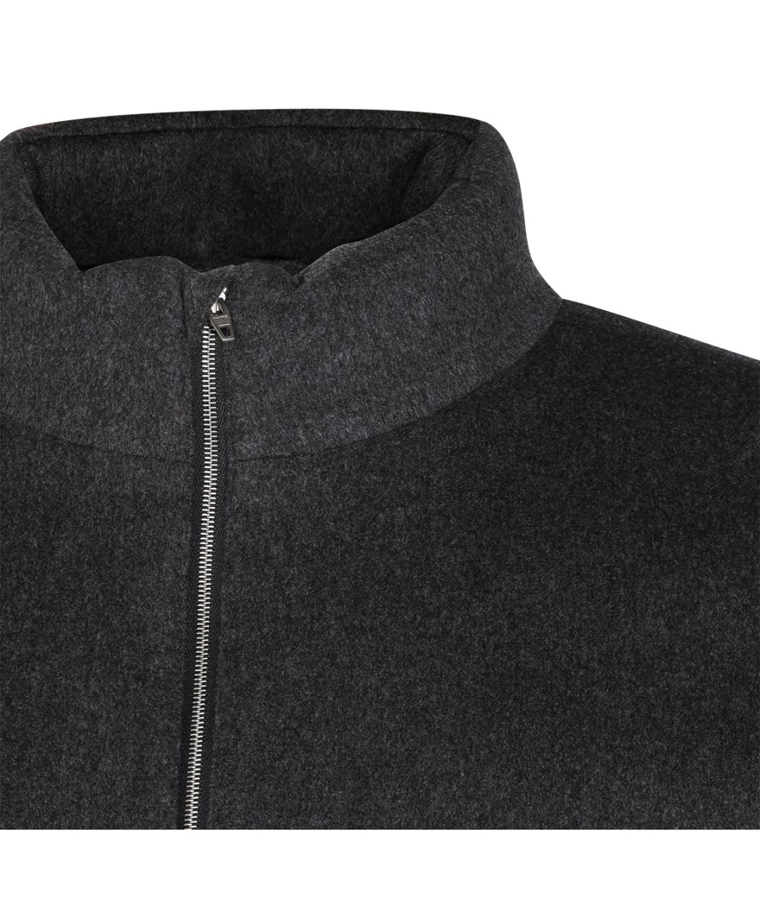JIL SANDER Антрацитовая шерстяная куртка, фото 7