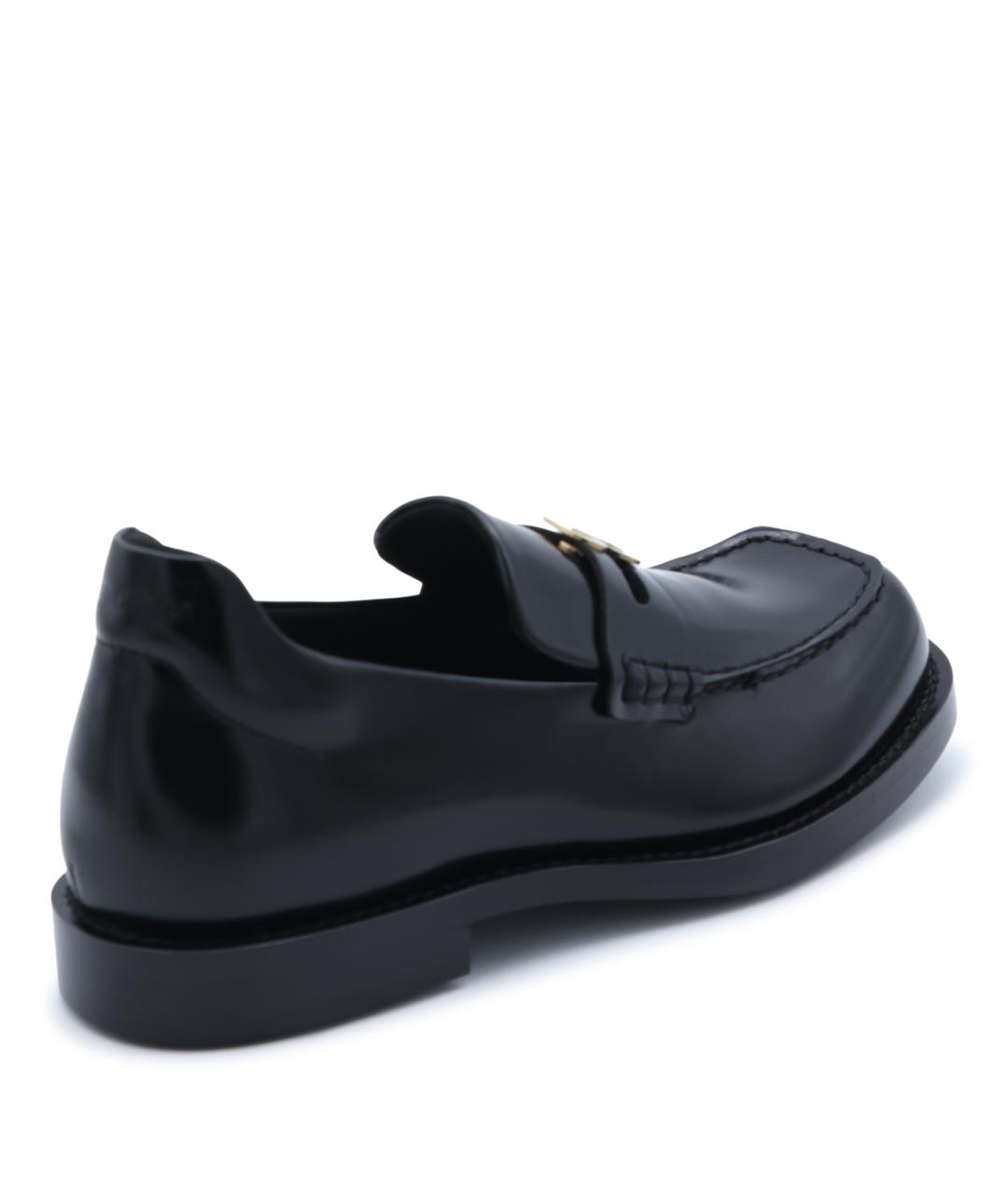 BALENCIAGA Черные кожаные лоферы, фото 3