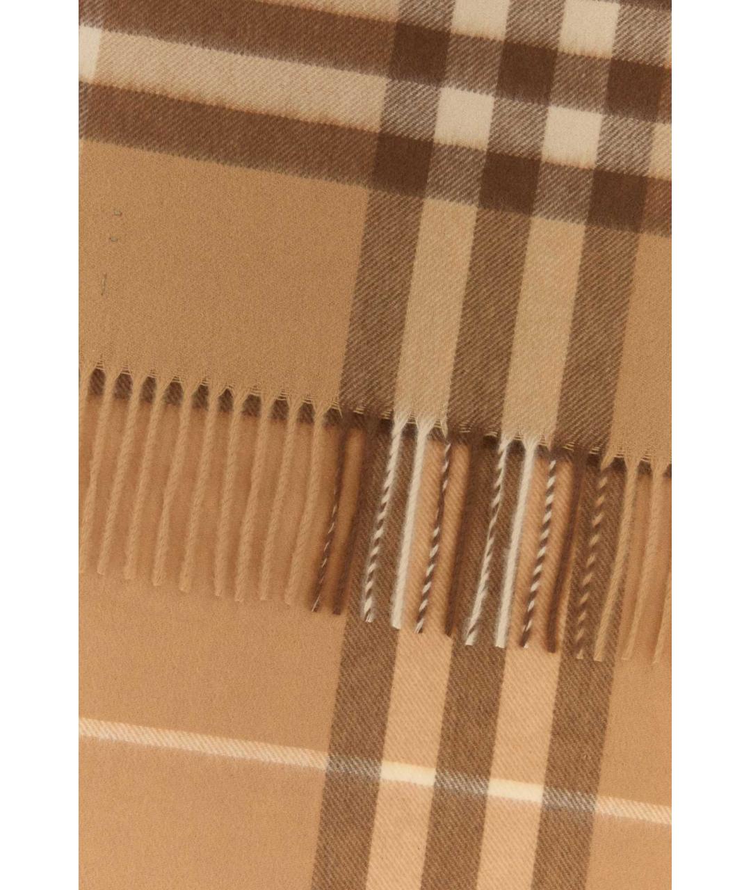 BURBERRY Бежевый кашемировый шарф, фото 2