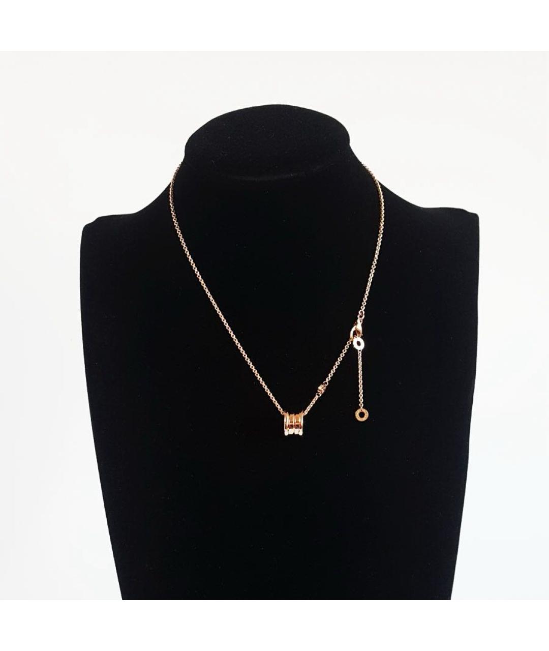 BVLGARI Золотая подвеска из розового золота, фото 2