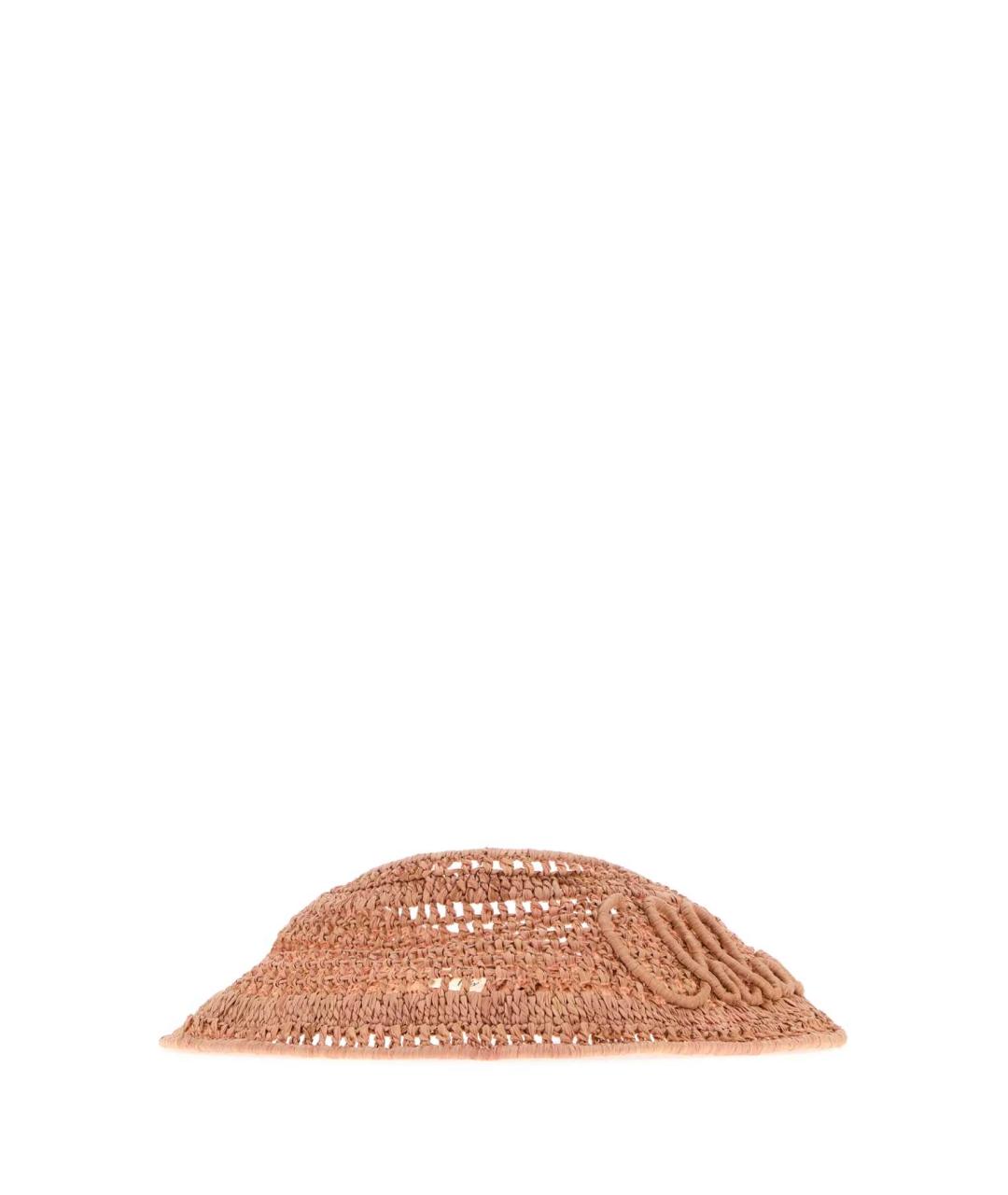 CHLOE Бежевая соломенная кепка, фото 1