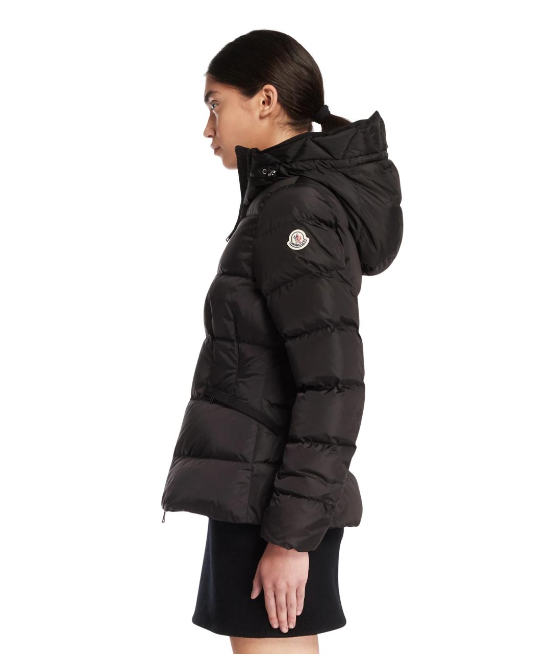 MONCLER Черный пуховик, фото 6