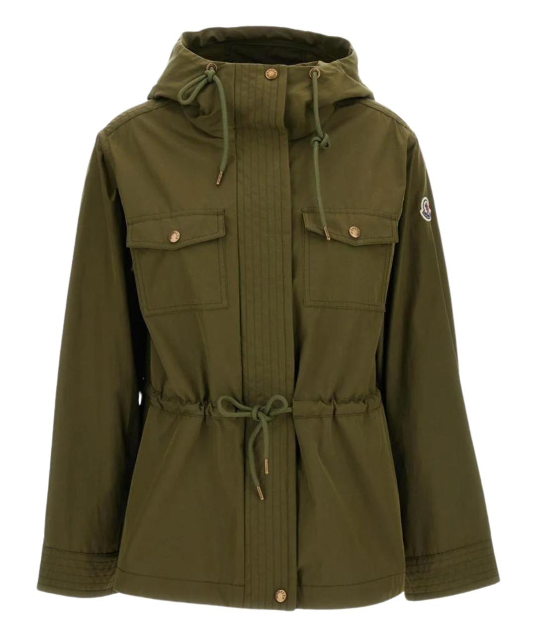 MONCLER Зеленая парка, фото 1