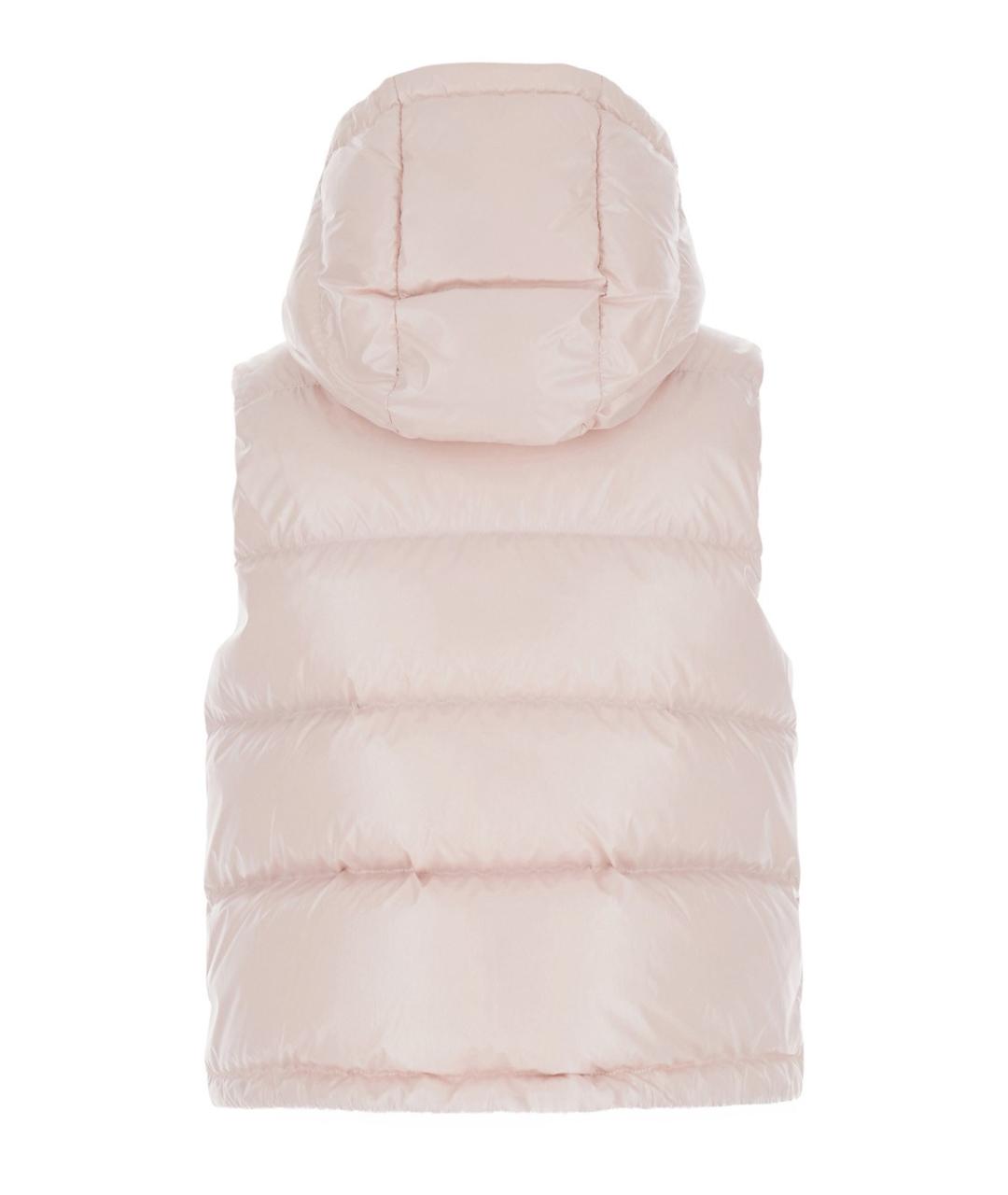 MONCLER Розовый жилет, фото 2