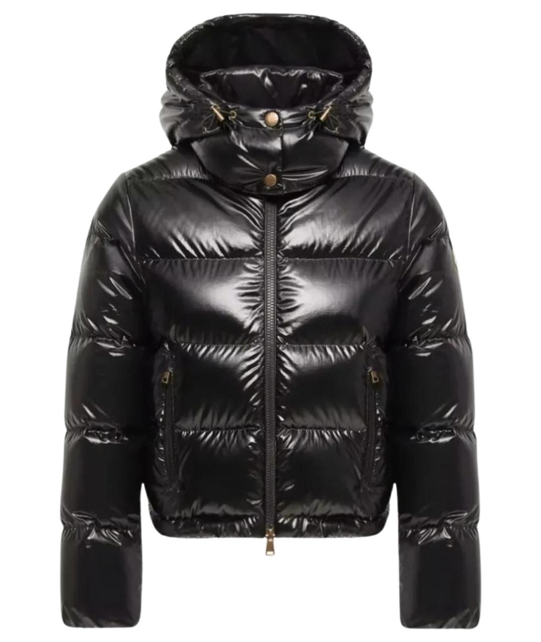 MONCLER Черный пуховик, фото 1