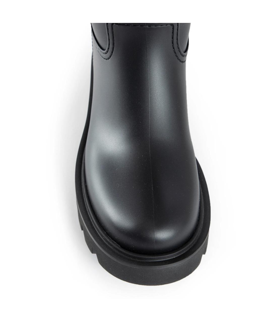 MONCLER Черные резиновые сапоги, фото 5