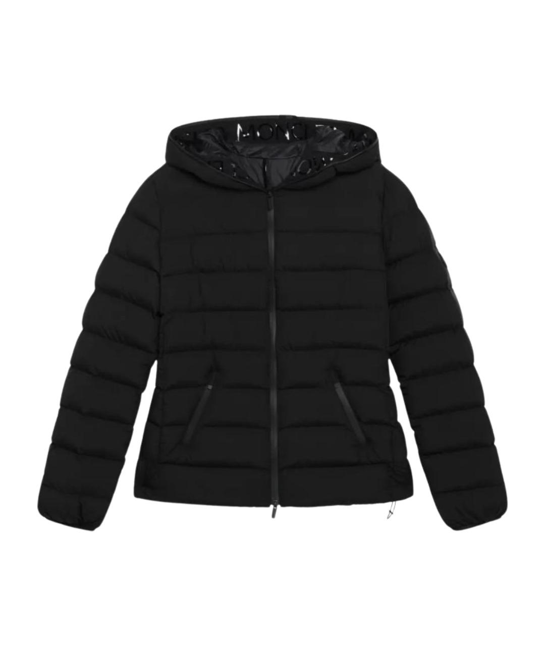 MONCLER Черный пуховик, фото 1