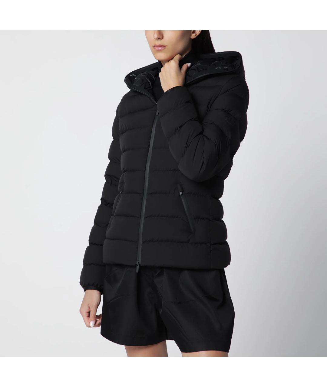 MONCLER Черный пуховик, фото 2