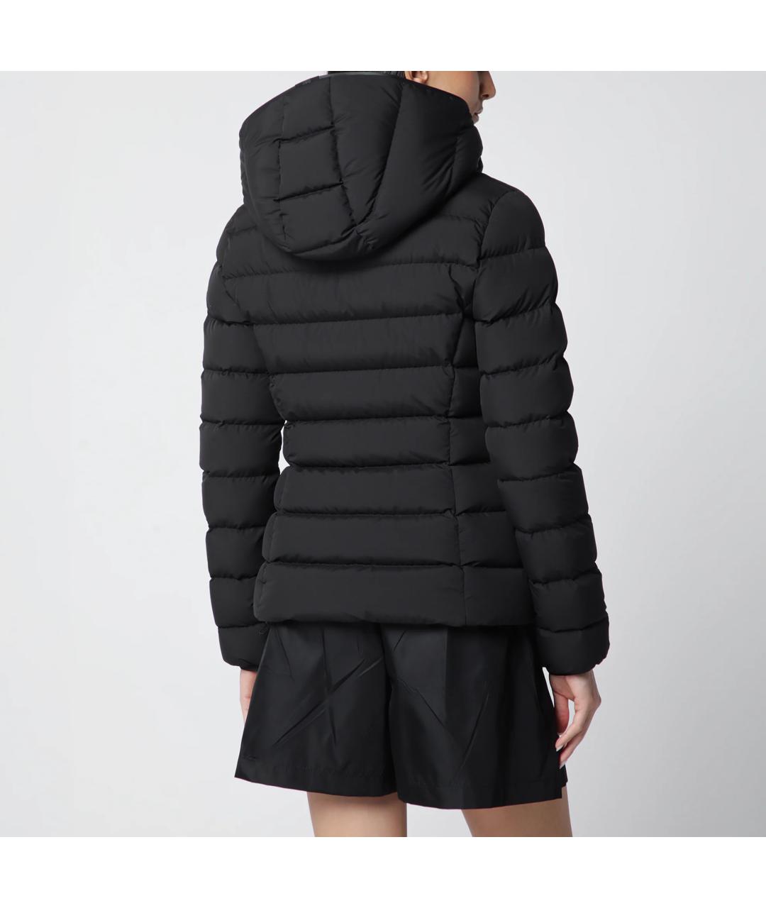 MONCLER Черный пуховик, фото 4