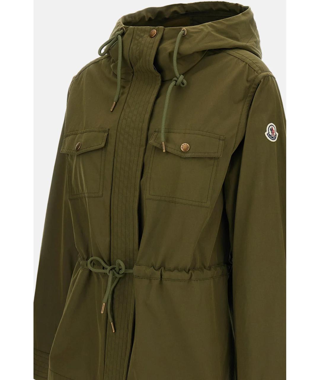 MONCLER Зеленая парка, фото 3