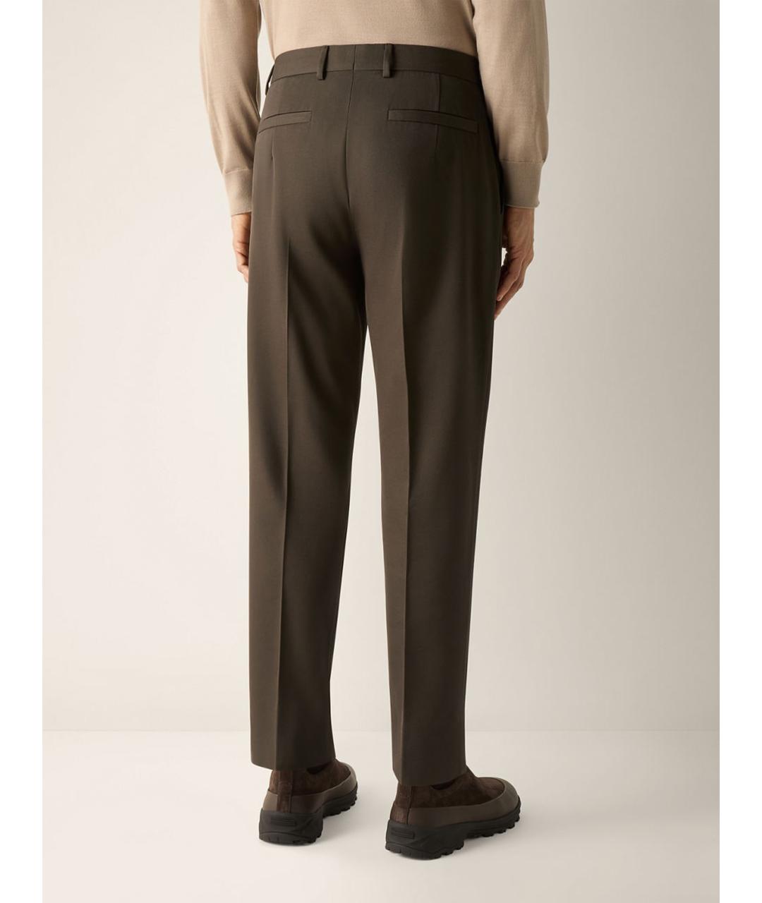 ZEGNA Зеленый классический костюм, фото 5