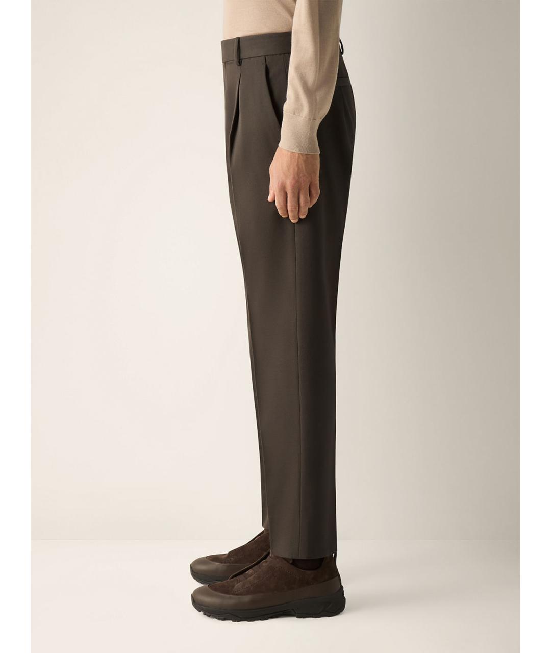 ZEGNA Зеленый классический костюм, фото 3