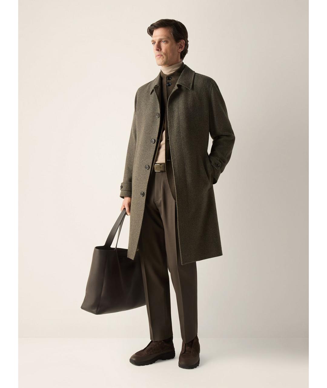 ZEGNA Зеленый классический костюм, фото 2