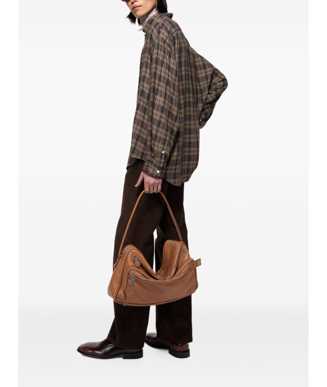 ACNE STUDIOS Коричневая сумка тоут, фото 2