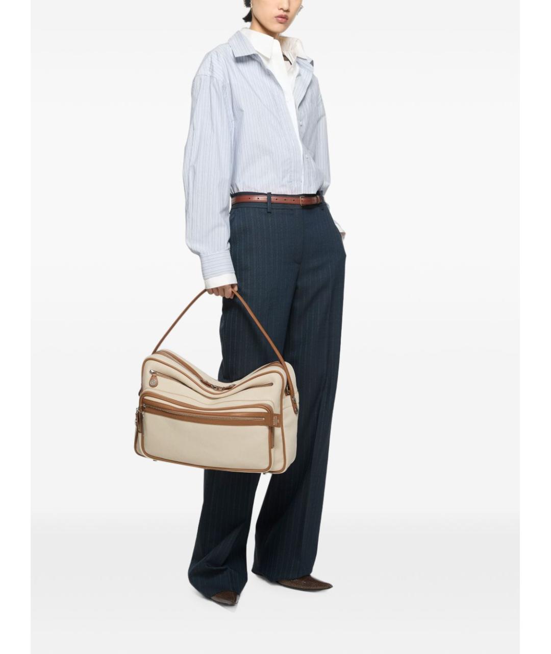 ACNE STUDIOS Бежевая сумка тоут, фото 4