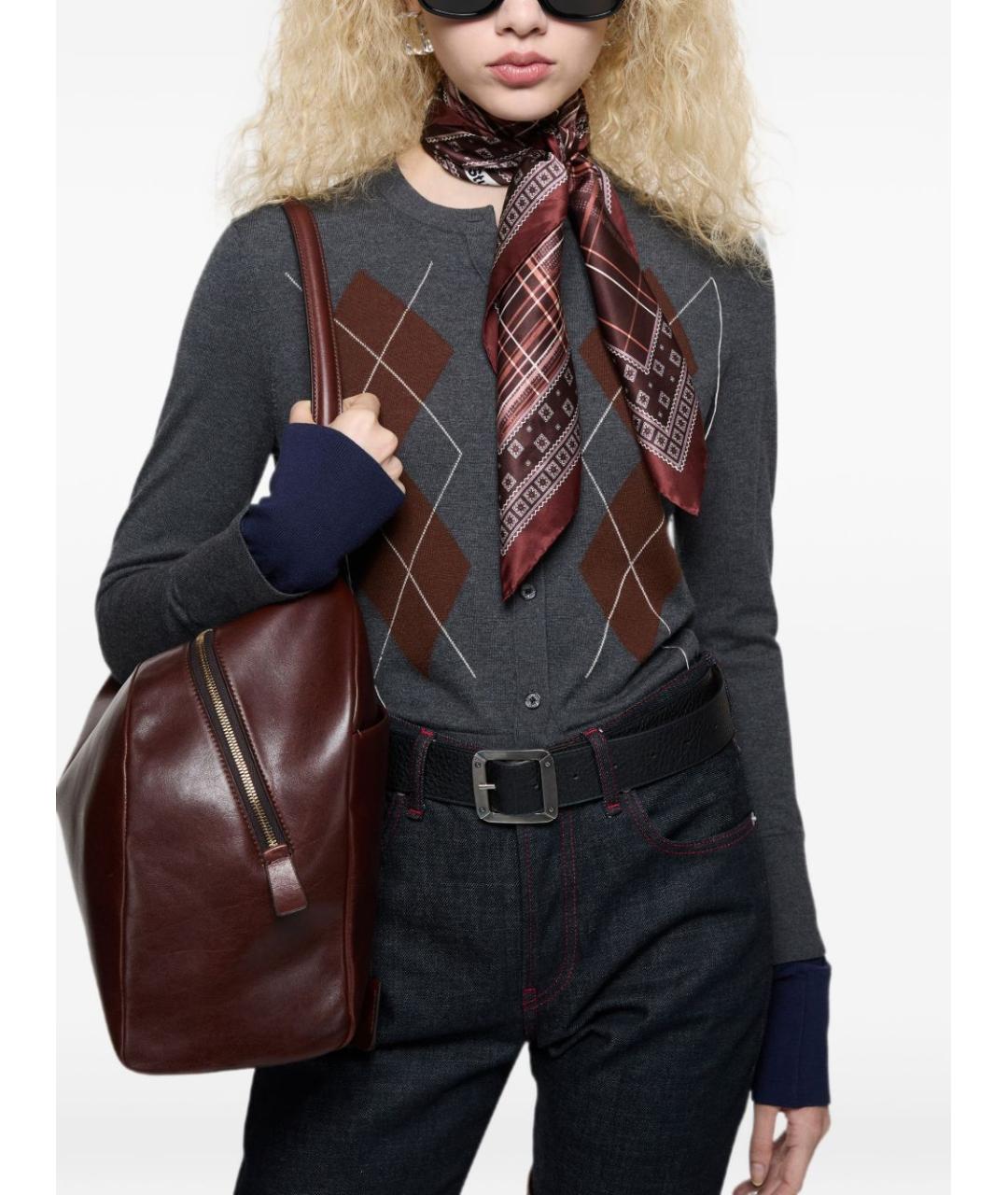 ACNE STUDIOS Мульти шелковый платок, фото 3