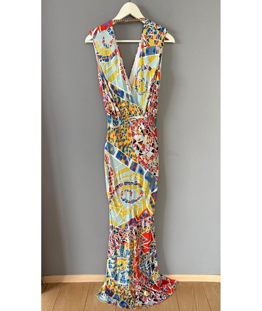 EMILIO PUCCI Мульти вискозное вечернее платье, фото 2