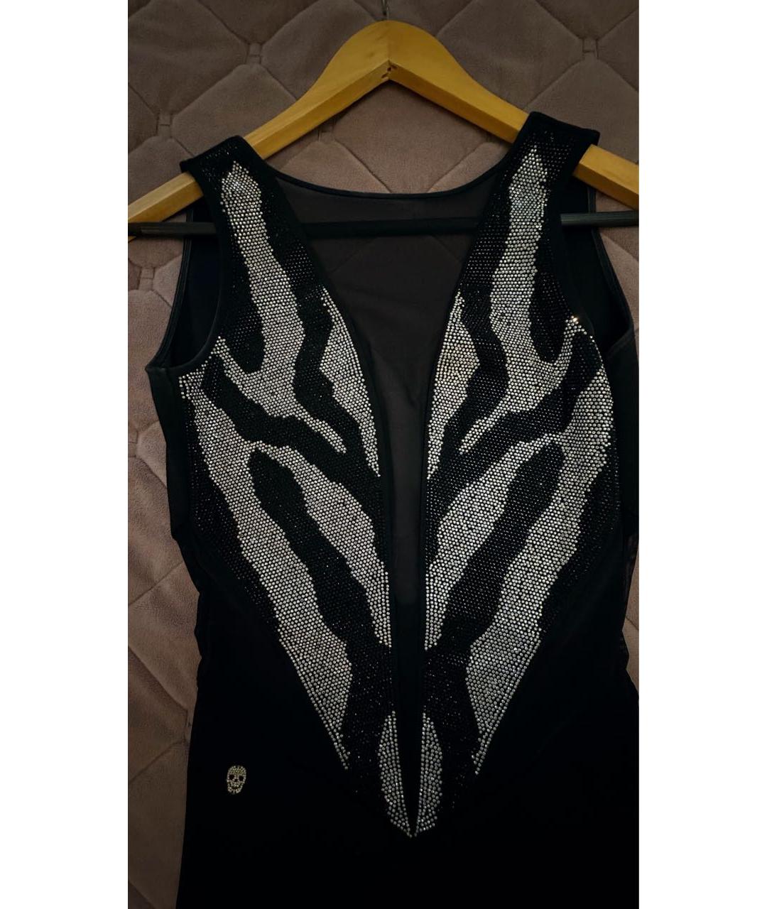 PHILIPP PLEIN Черное вечернее платье, фото 3