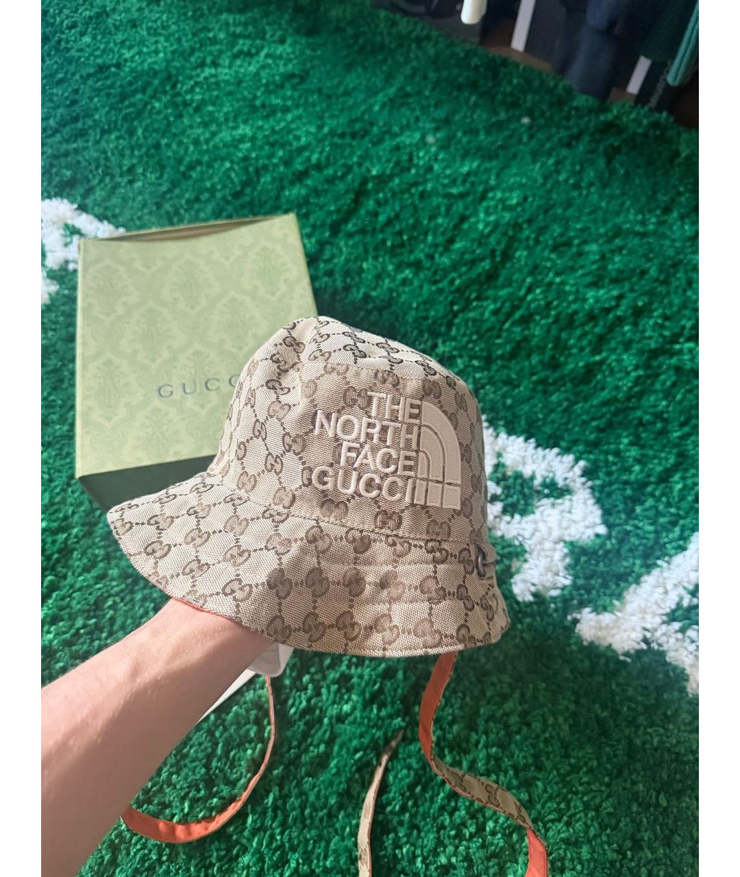 GUCCI Бежевая панама, фото 7