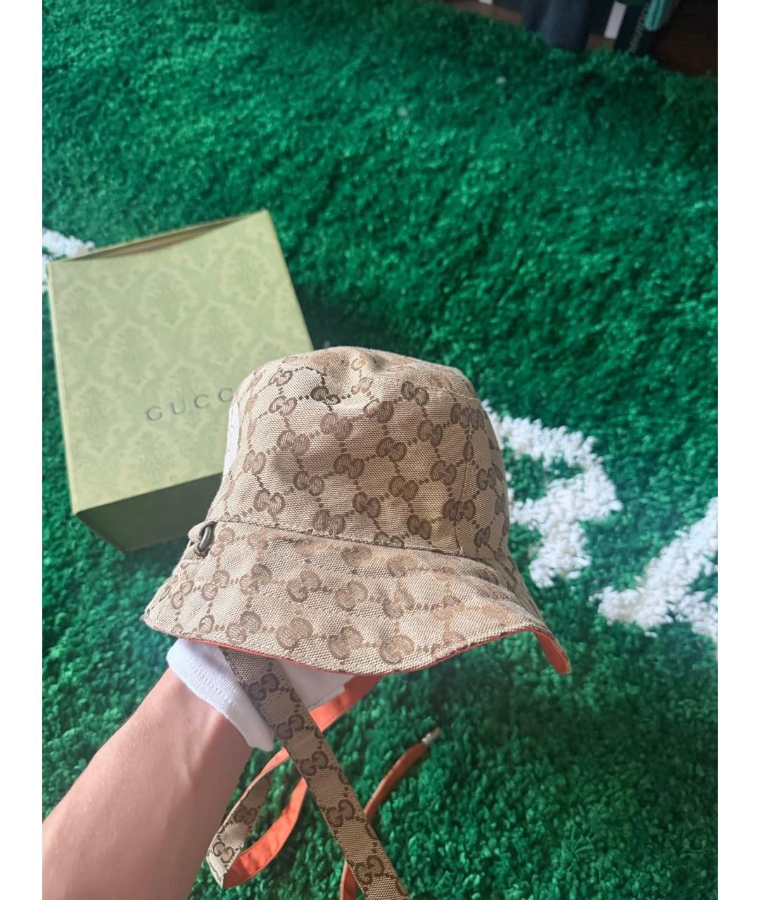 GUCCI Бежевая панама, фото 2