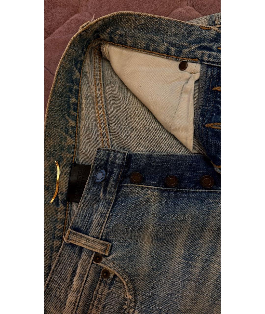 SAINT LAURENT Синие деним шорты, фото 8