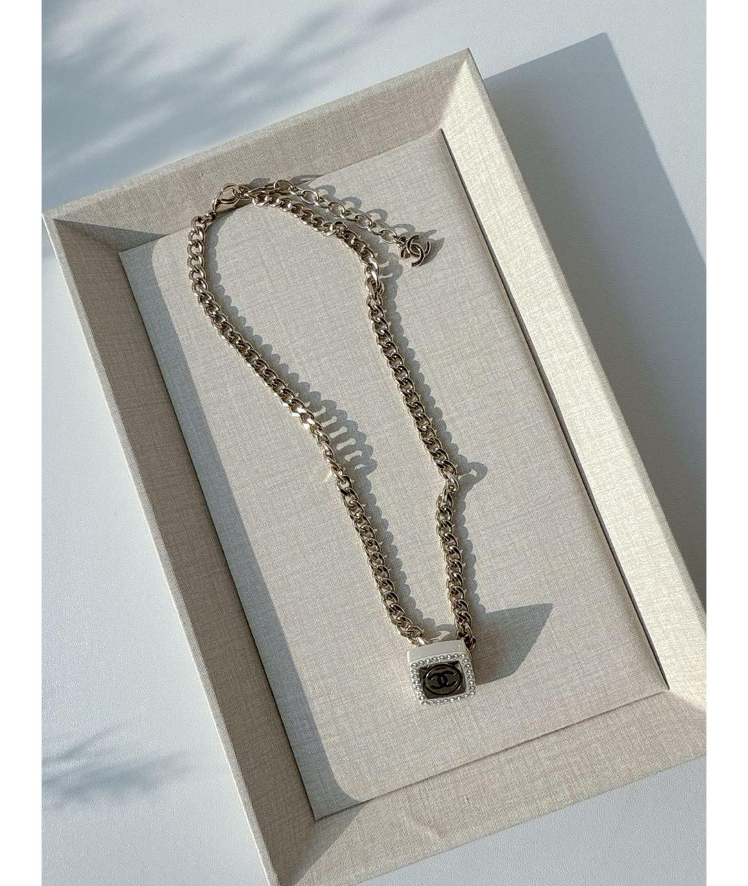CHANEL Золотое колье, фото 4