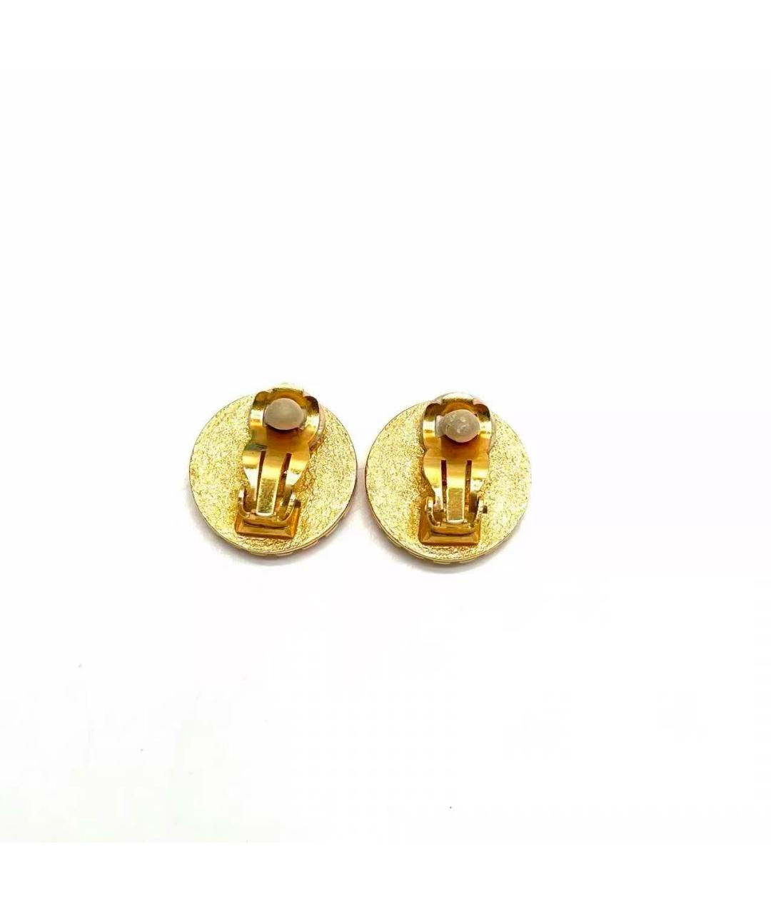 CHANEL Золотые серьги, фото 2