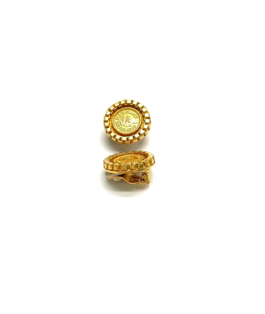 CHANEL Золотые серьги, фото 6