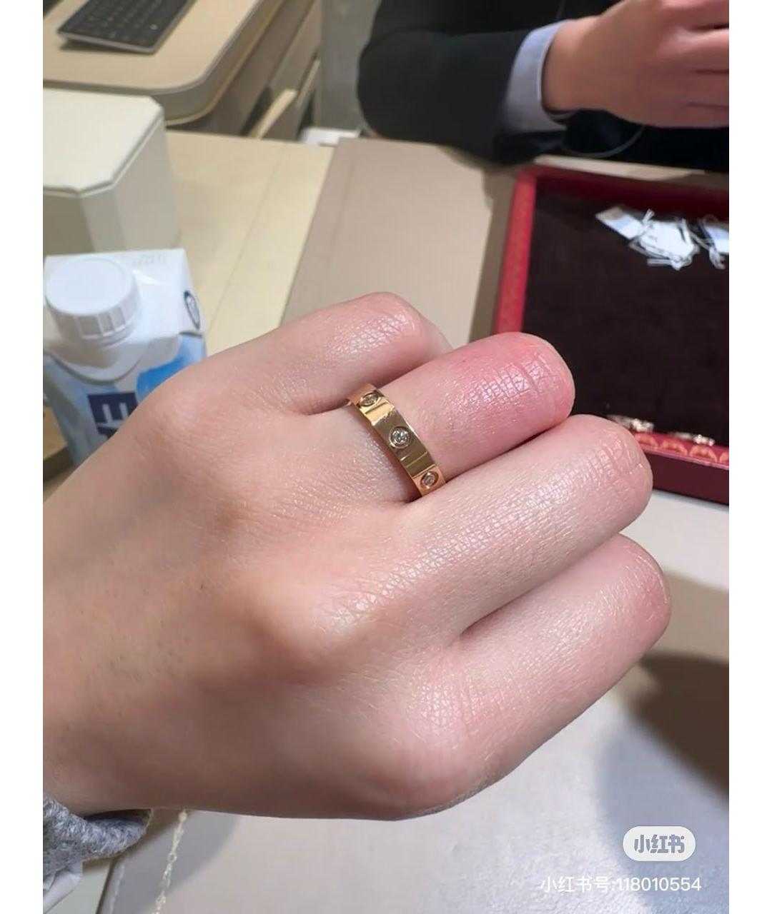 CARTIER Золотое кольцо из розового золота, фото 6