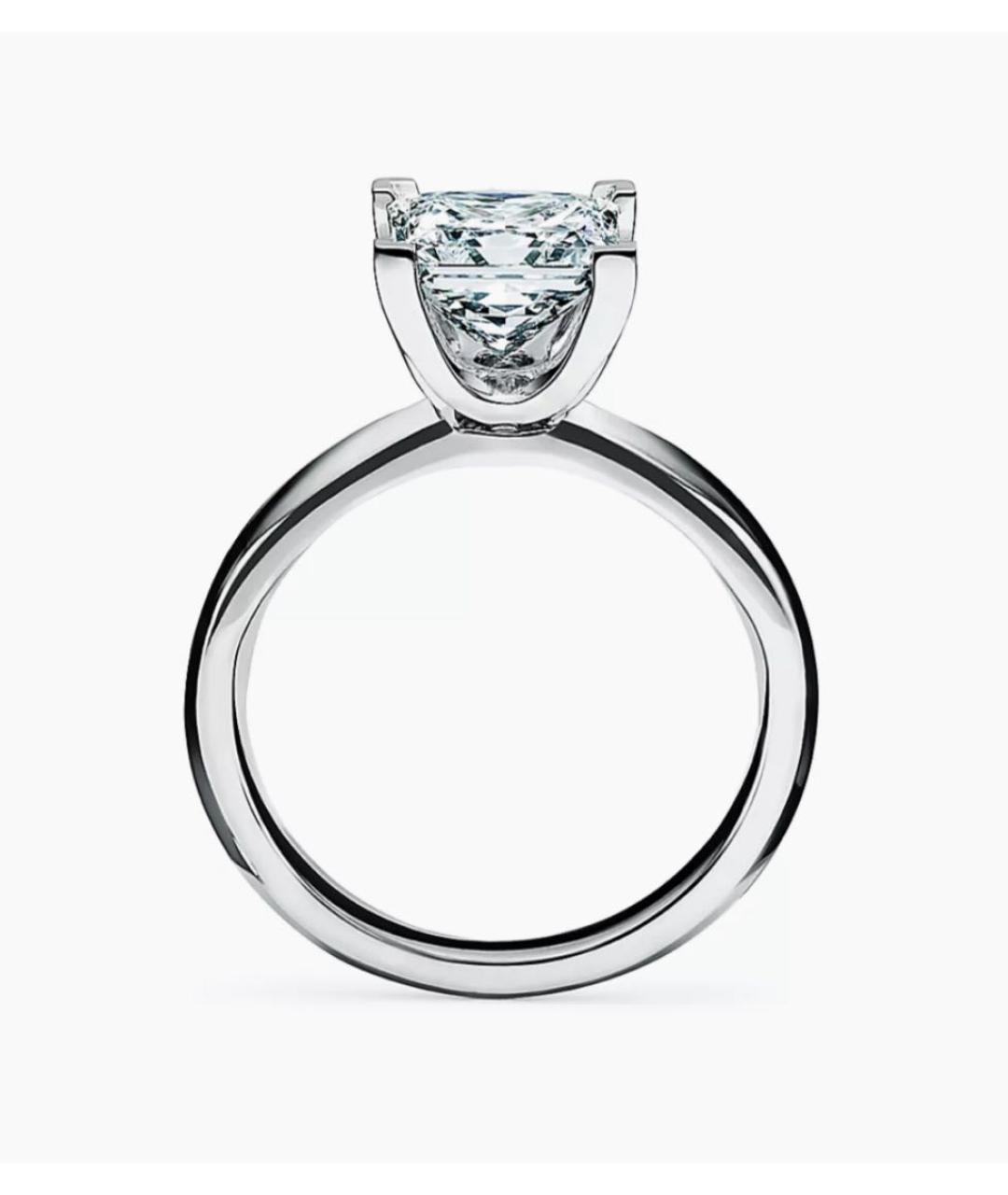 TIFFANY&CO Белое платиновое кольцо, фото 7
