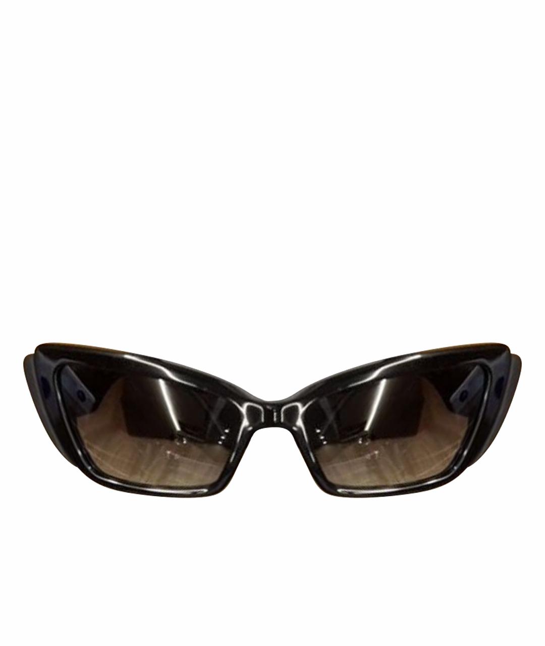 DOLCE&GABBANA Черные пластиковые солнцезащитные очки, фото 1