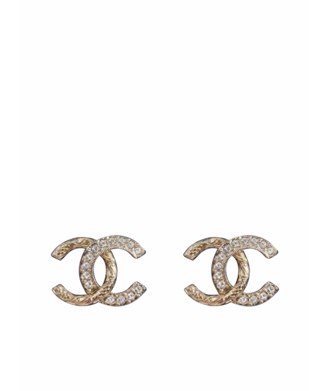 CHANEL Золотые серьги, фото 1