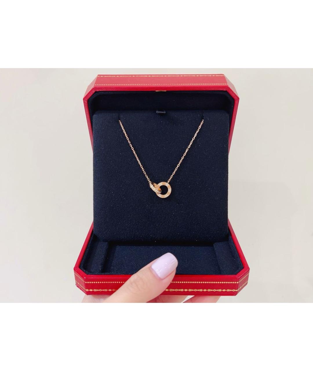 CARTIER Розовая подвеска из розового золота, фото 2