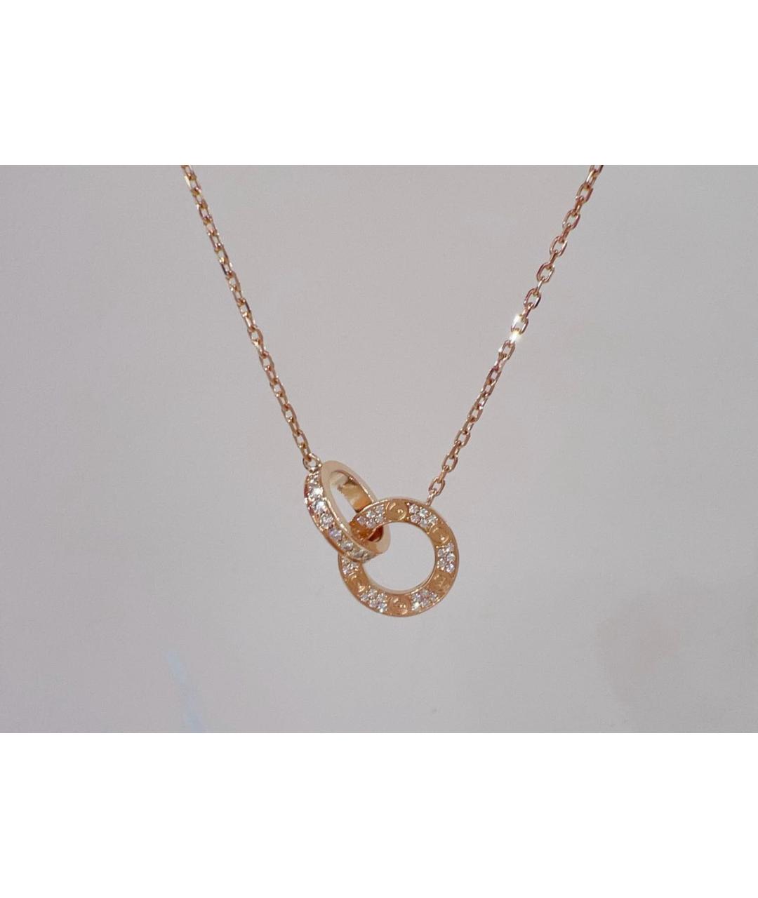 CARTIER Розовая подвеска из розового золота, фото 3