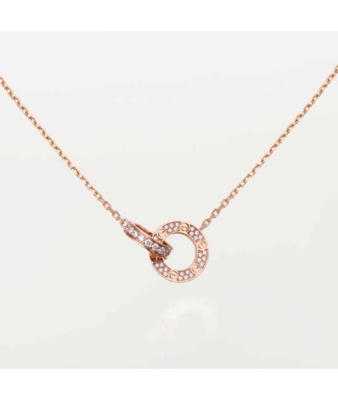 CARTIER Розовая подвеска из розового золота, фото 8