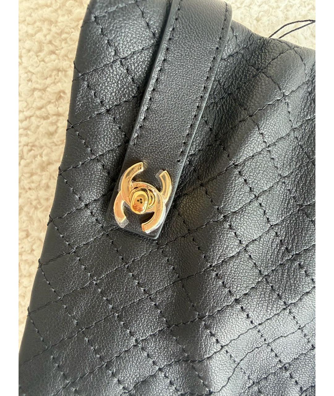 CHANEL Черные кожаные перчатки, фото 4