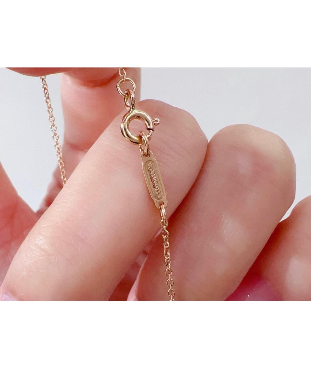 TIFFANY&CO Розовая подвеска из розового золота, фото 6