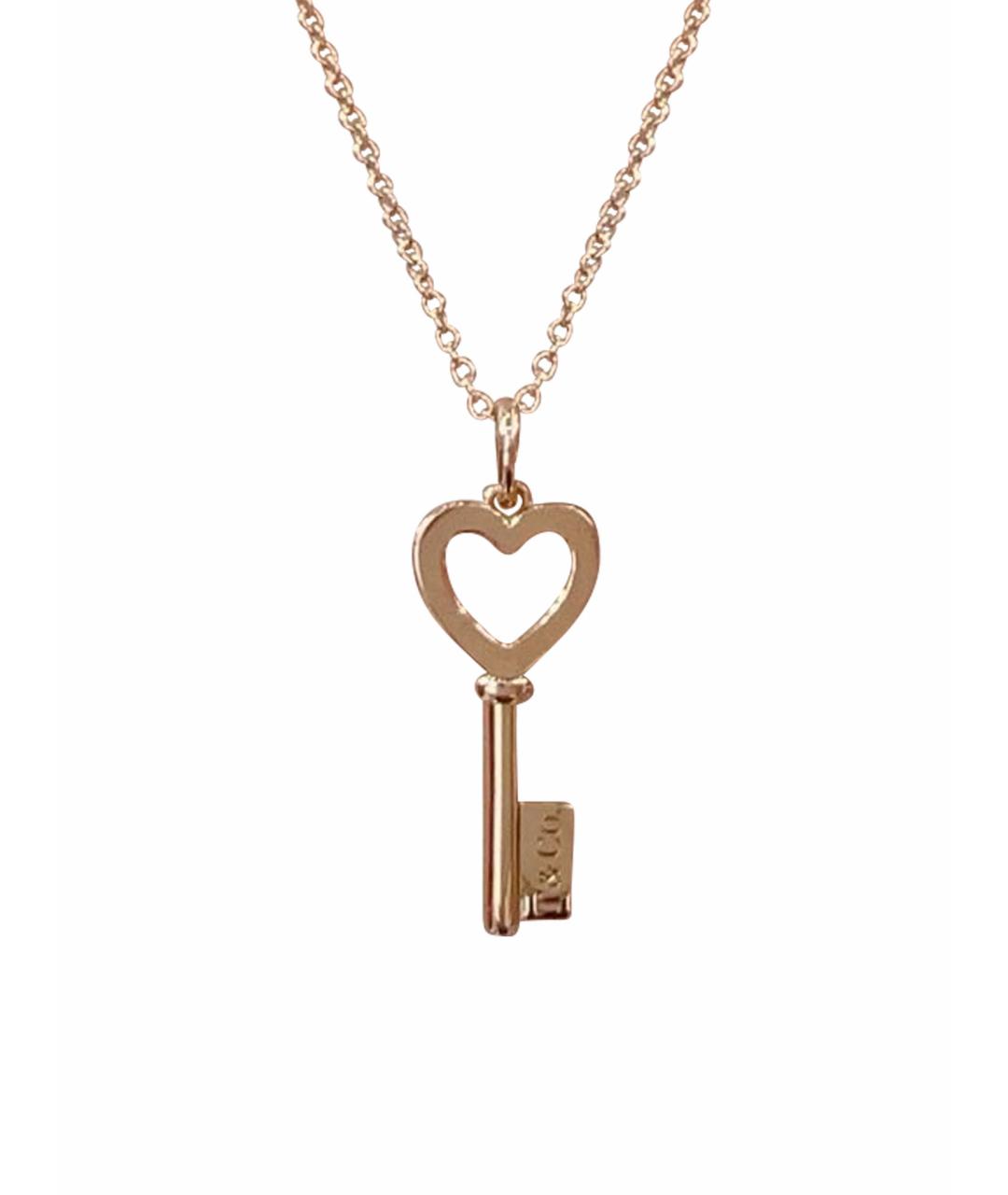 TIFFANY&CO Розовая подвеска из розового золота, фото 1