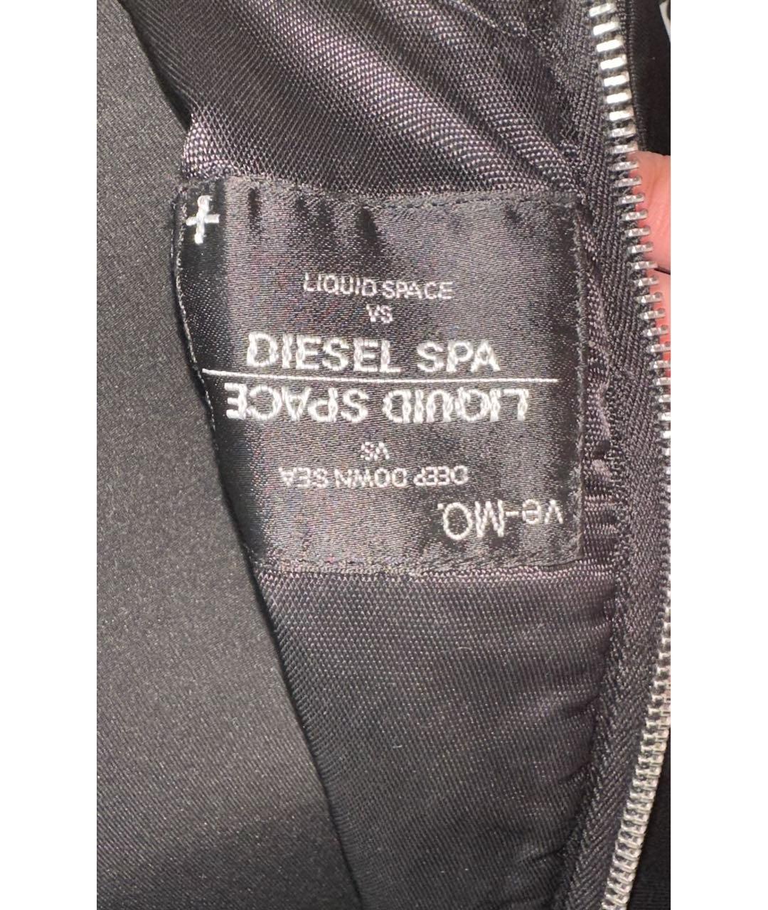 DIESEL Черная нейлоновая куртка, фото 4